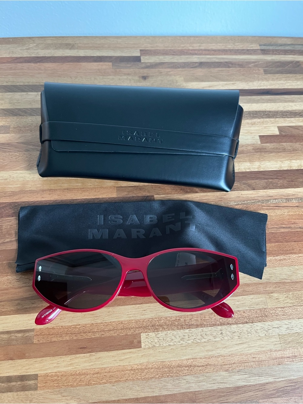 NWT Isabel Marant IM0185/G/S Red Sunglasses